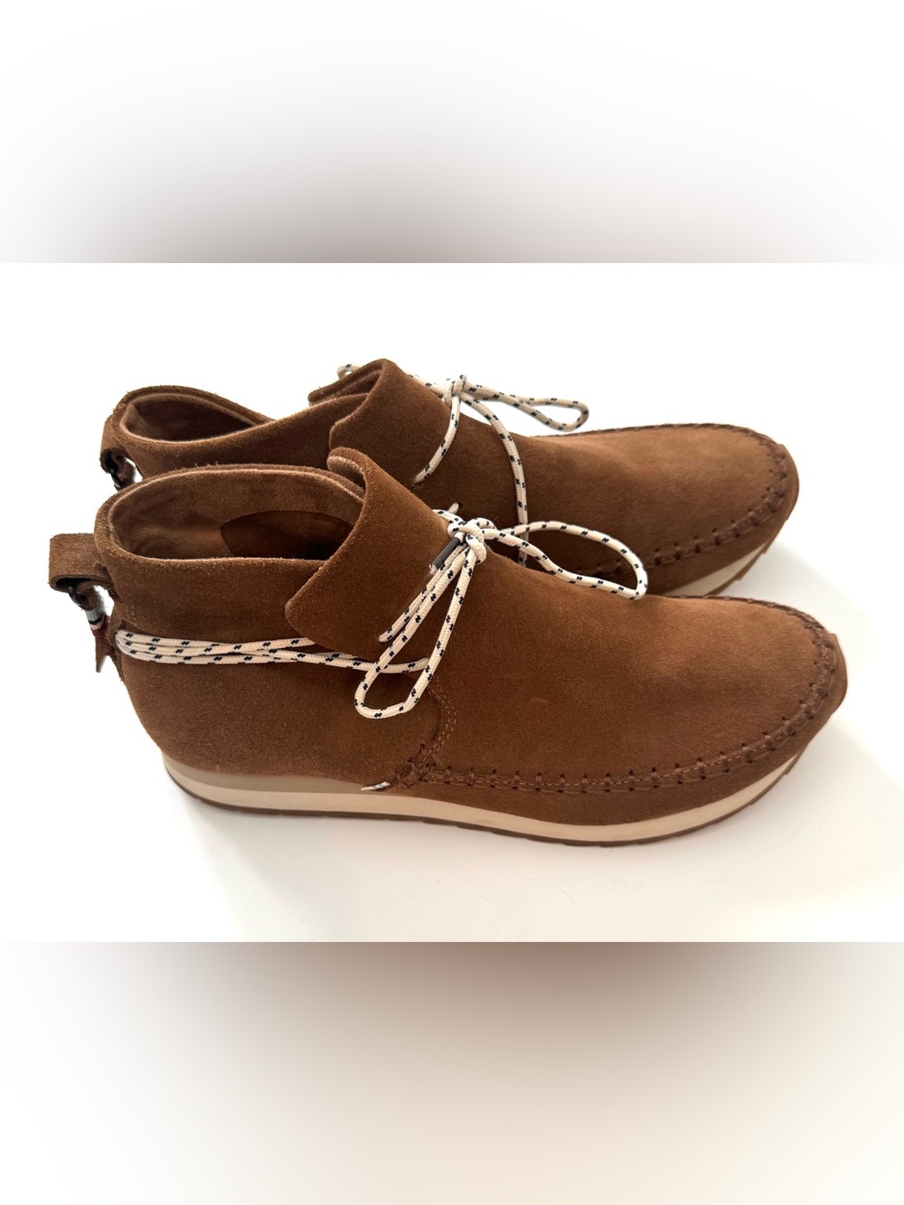 TOMS Rio Brown Suede Moccasin High Top Sneaker Booties Women Size 8.5